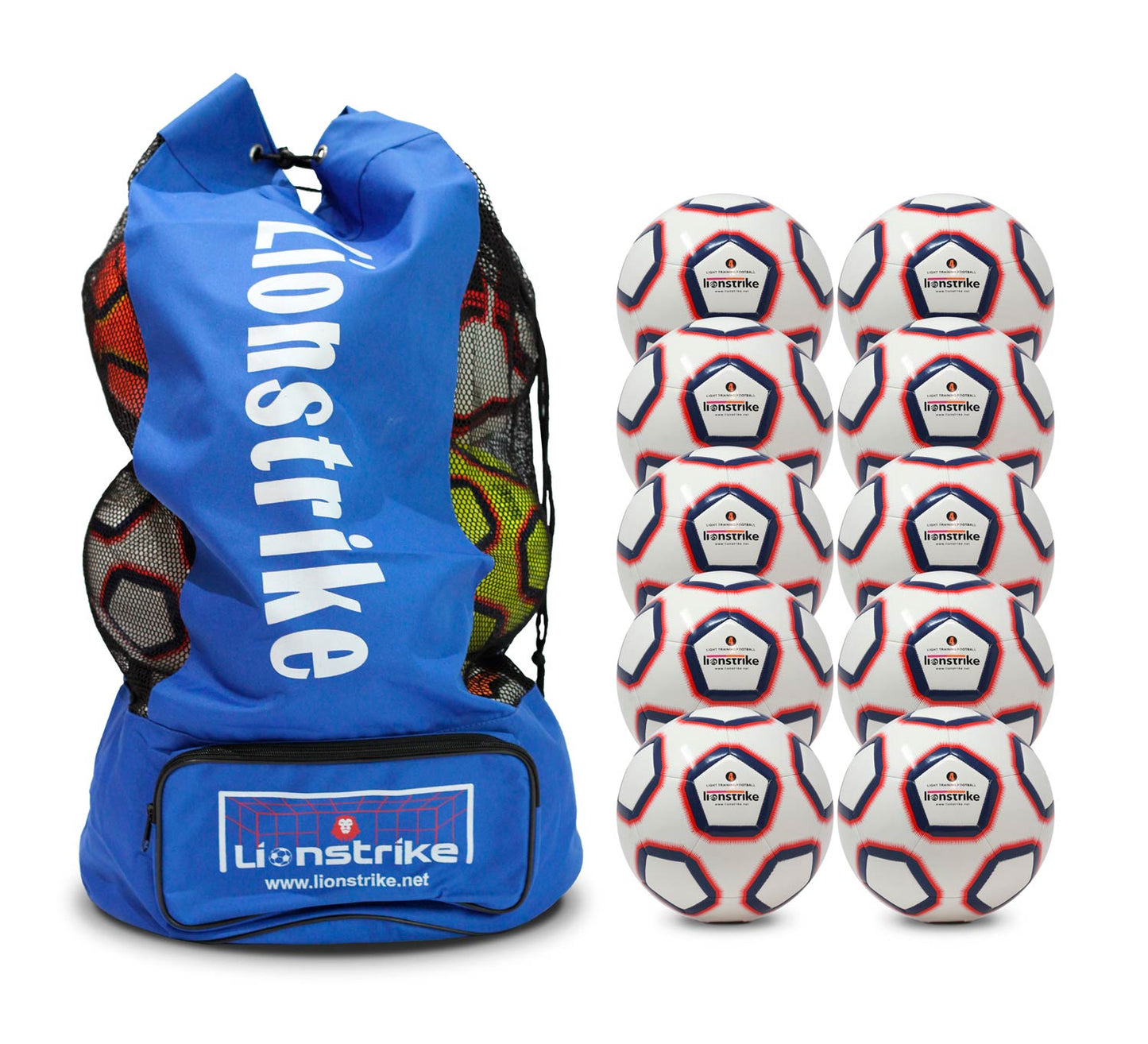Lionstrike Lite Training Football Multipack Bundle