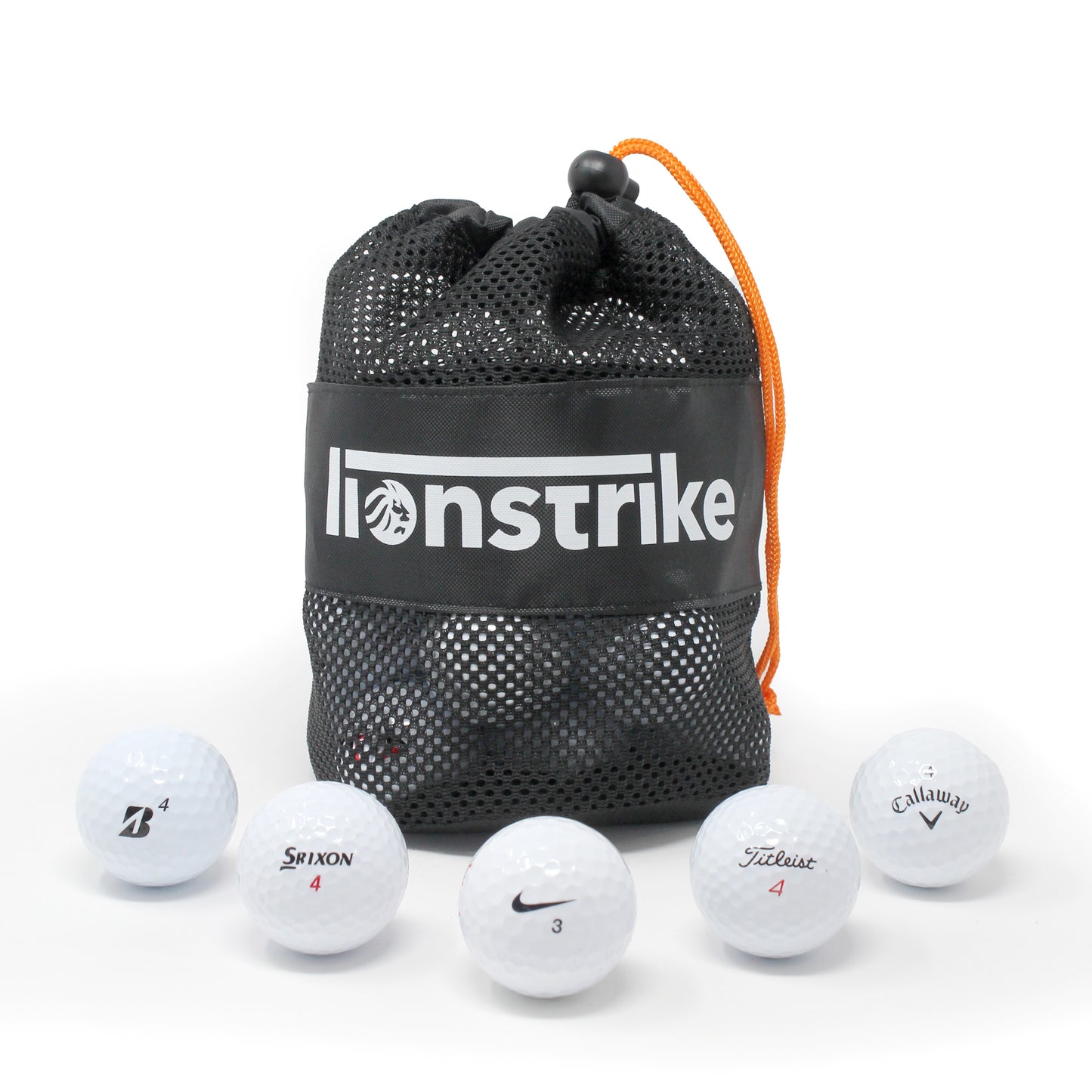 Lionstrike Used Lake Golf Balls, Grade A - 22 balls