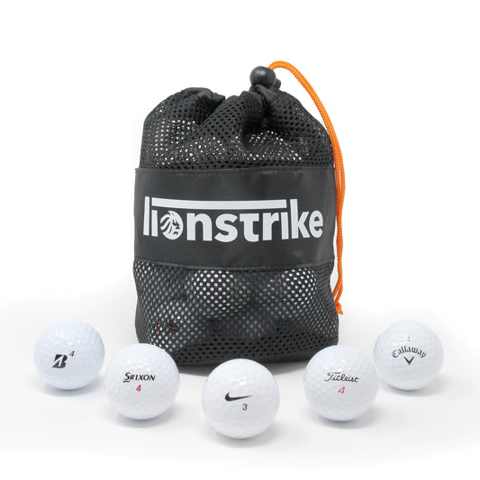 Lionstrike Used Lake Golf Balls, Grade A - 22 balls