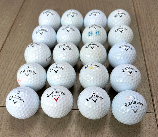 20 Callaway Used Golf Balls - Grade A - washed, cleaned