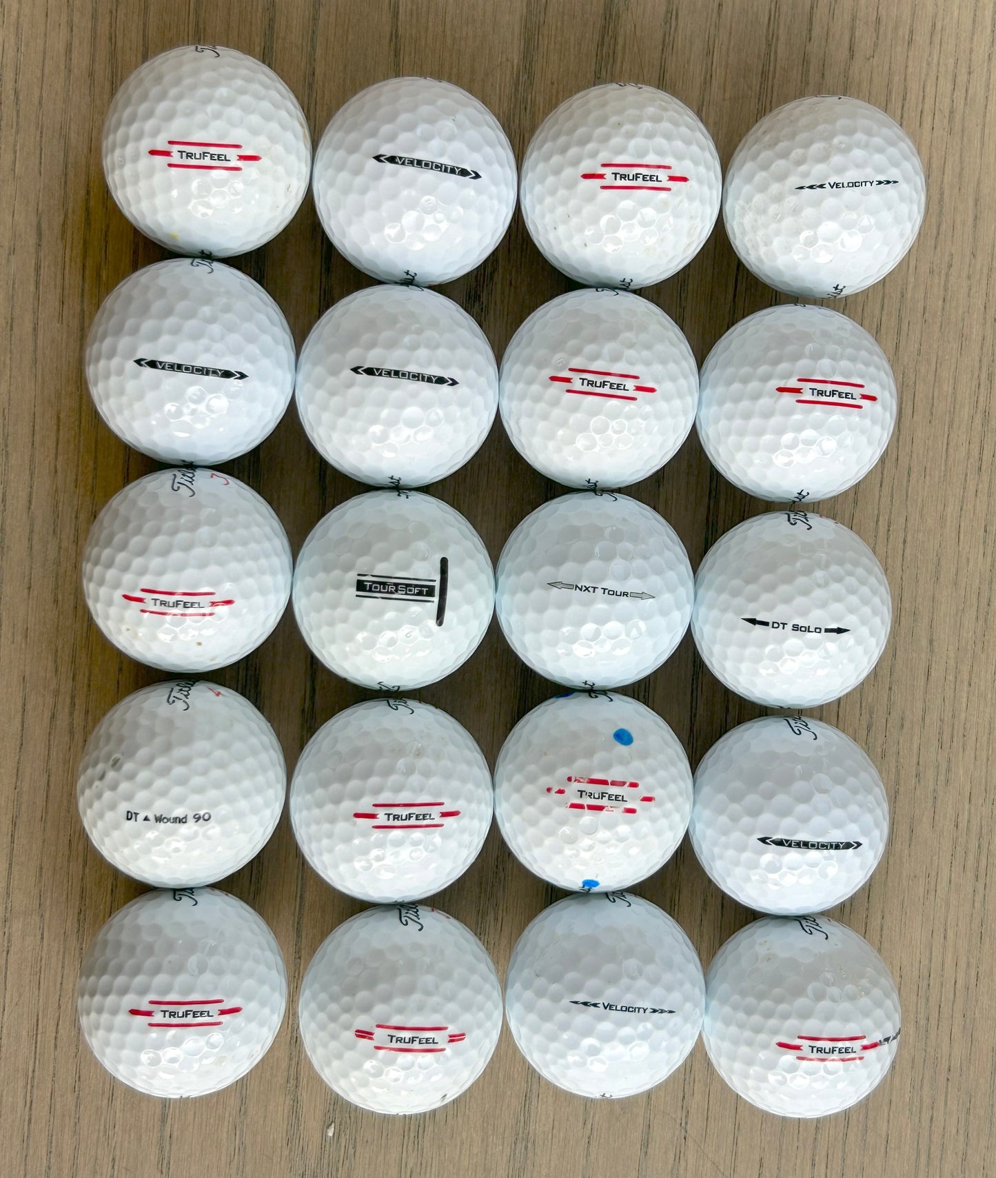 20 Titleist Used Golf Balls - Grade A - washed, cleaned