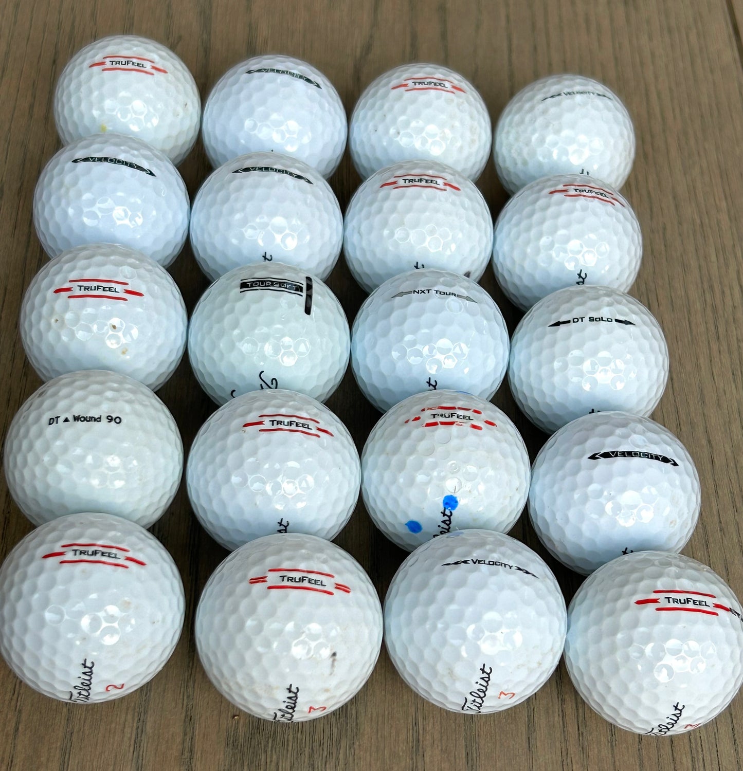 20 Titleist Used Golf Balls - Grade A - washed, cleaned