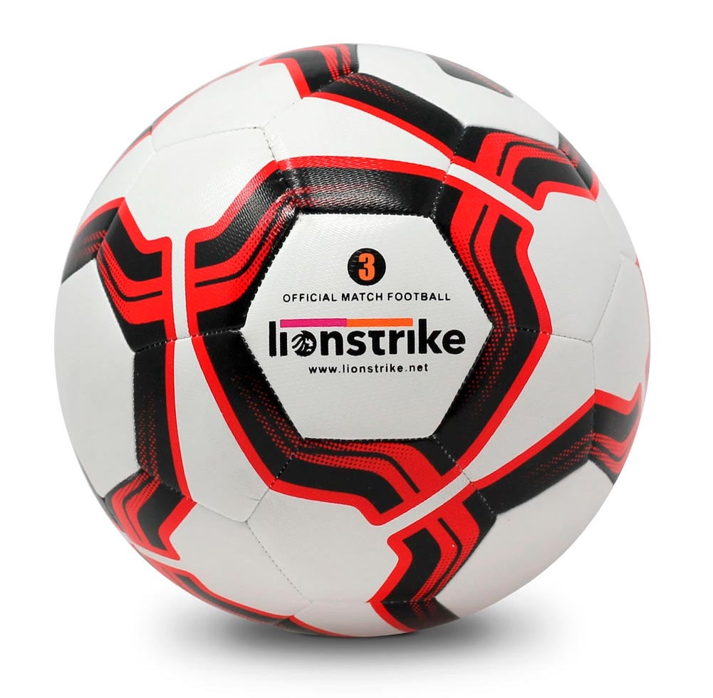 Lionstrike Match Football Size 3 & 4 Balls for U6 to U14