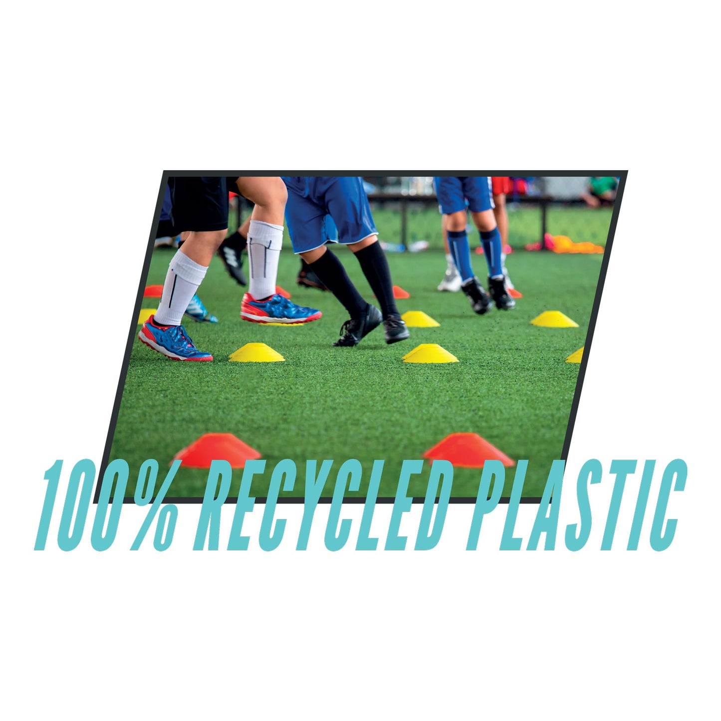 Lionstrike Football / Sports Cones Set – made from 100% recycled plastic